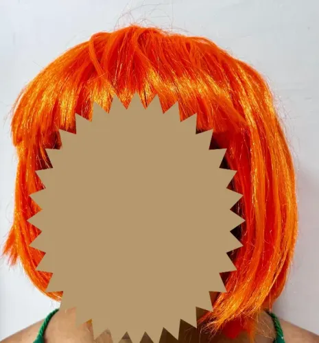 Peruca Curta Festa Colorida Carnaval 