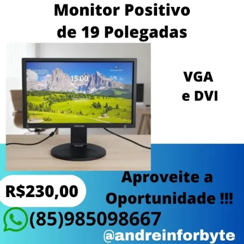 Monitor Positivo de 19 Polegadas 