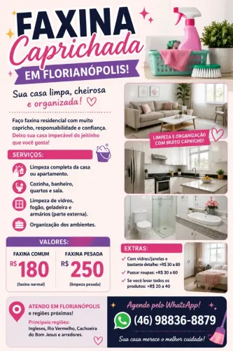 Faço faxinas