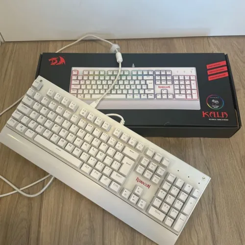 teclado gamer mecânico redragon kala switch brown