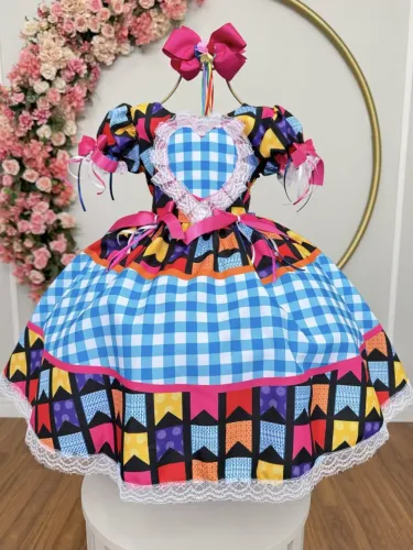 Vestido junino infantil