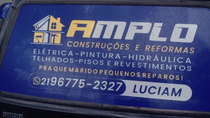 Amplo da base ao acabamento. Luciam. *. Faço seu orçamento.  Também peq. Rep