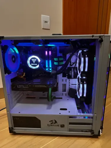 PC GAMER 16Gb DE RAM EM DUAL CHANEL + GTX1660 + WATER COOLER GAMDIAS 240mm
