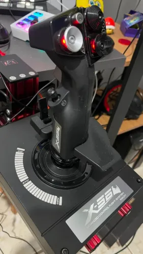 Logitech Hotas X56 + Suportes - Na caixa - Pouco Uso