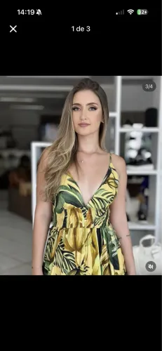 Vestido longo banana FARM G