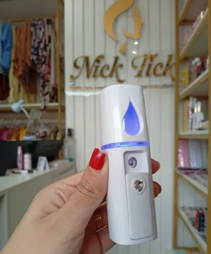 Nano mister vaporizador para acelerar secagem dos cílios e hidratação da pele