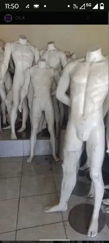 KIT 10 MANEQUINS MASCULINOS ( VARIAS POSIÇÕES)