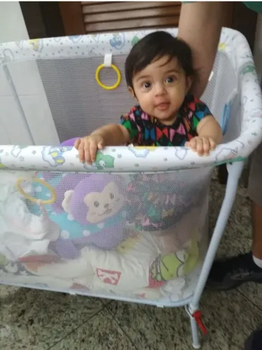 Berço chiqueirinho, sem uso