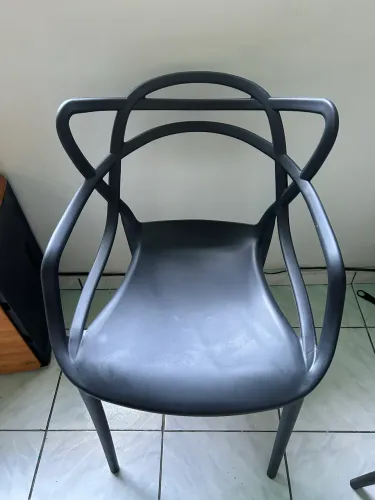 Cadeira Allegra Preto Kit com 5 ou Individual