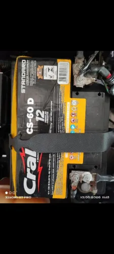 Vende-se bateria Cral 60Ah CCA400A USADA CARREGADA