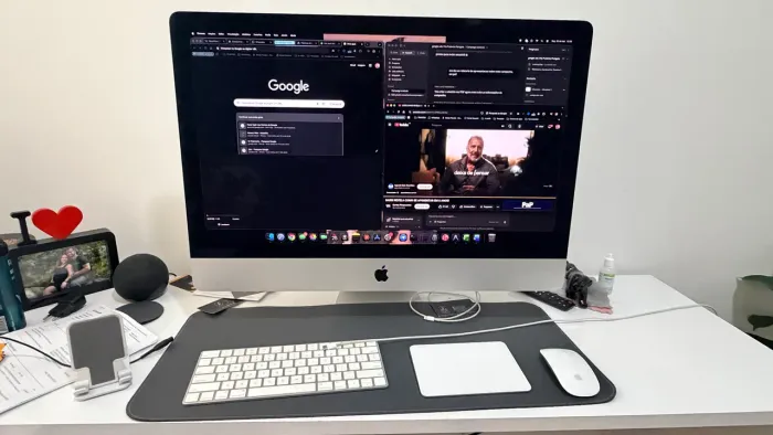 iMac tela 5K de 27 polegadas com 40 GB de DDR4