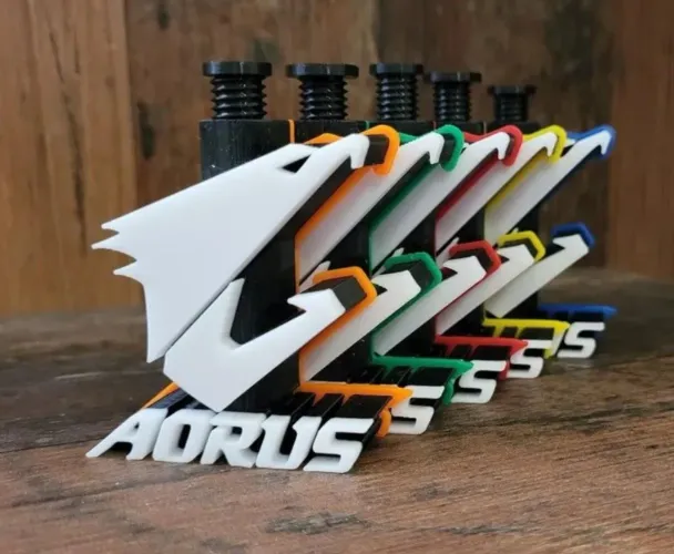 Suporte para placa de vídeo horizontal