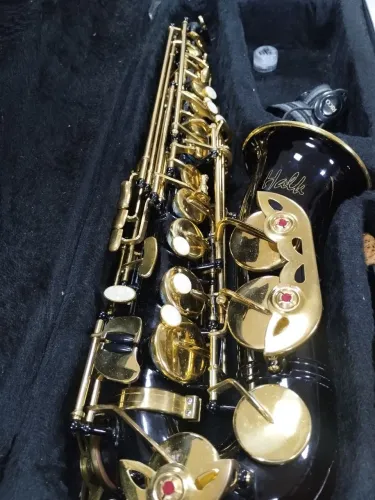 Sax Alto Halk Eb Mib Preto