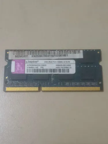 2gb ddr3 para notebook 