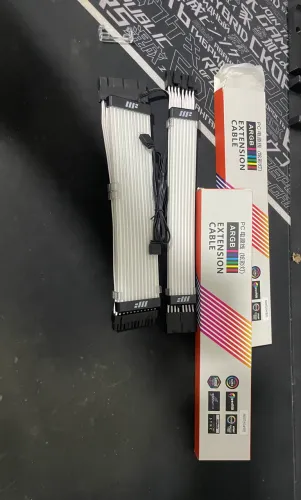 Cabo extensor ARGB para GPU e CPU + Light Bar