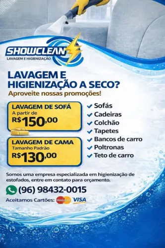 Lavagem de estofados a seco