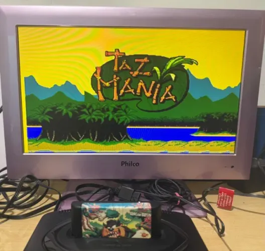 Jogo Ação Aventura Taz-mania Mega Drive Sega Físico Repro