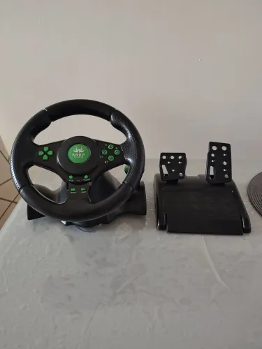 Volante joystick com fio p/ PC Ps2 Ps3 e Xbox 360