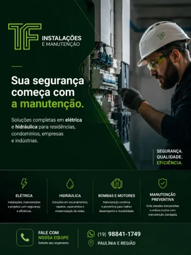 Manutenção Elétrica e hidráulica | Paulínia e região