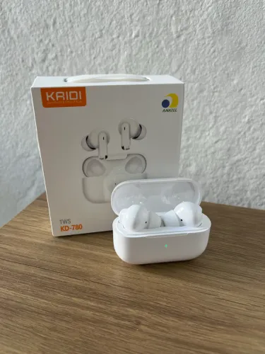 Fone Bluetooth Kaidi KD-780 TWS - Som Estéreo e Alta Qualidade