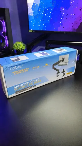 Suporte Articulado de Mesa para Monitor 17" a 34" - Novo