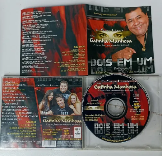 CD banda Gatinha Manosa - Dois em um