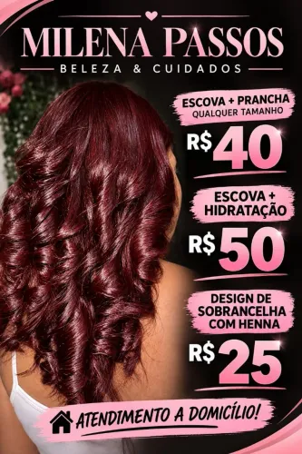 Escova mais prancha e hidratação