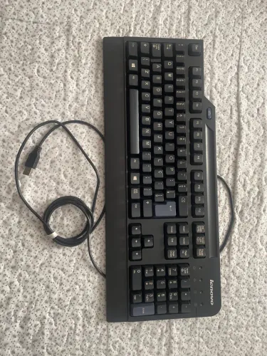 Teclado Lenovo com fio USB