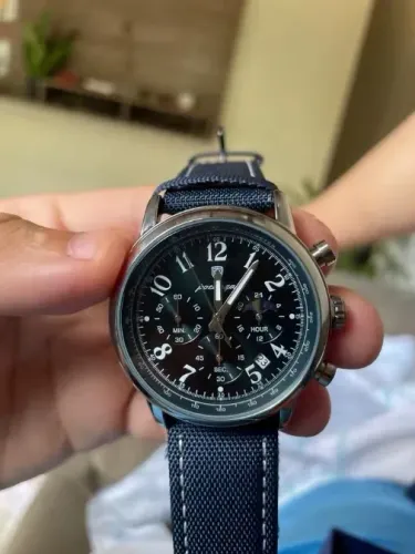 Relógio original POEDAGAR Masculino Esportivo Luxo, resistente à água cor AZUL