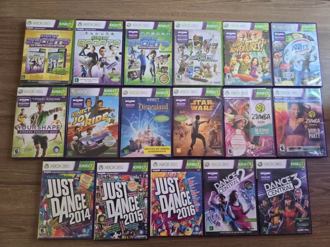 Jogos Originais para Kinect Xbox 360