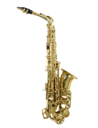 Saxofone Alto As 200 Laqueado Dourado Com Case New York