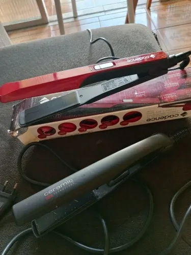 2 prancha de cabelo