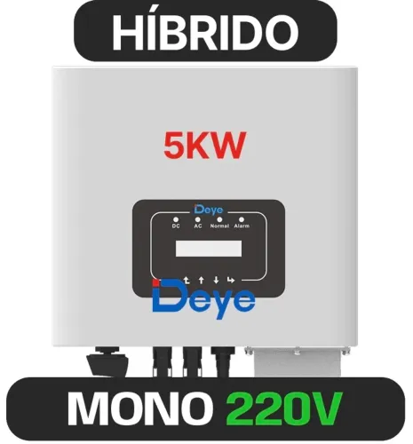 INVERSOR DEYE MONO HIBRIDO 5K 220V 2MPPT