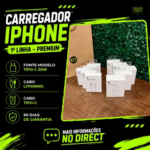 Carregador iPhone 