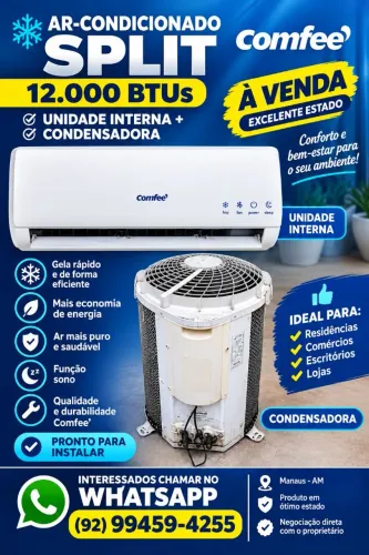 Vendo ar condicionado split