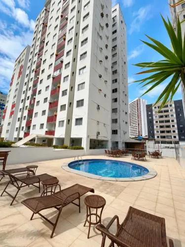 4/4 + 1 dependência completa na melhor rua do imbui, andar alto