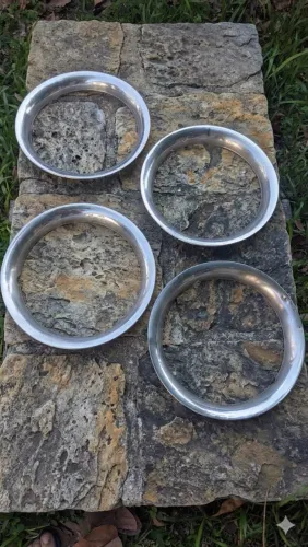 Sobre Aros Lisos em aço inox para Chevette Tubarão 4 peças