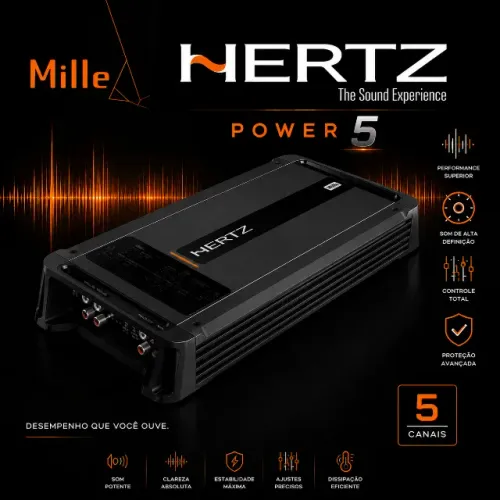 Amplificador Hertz Mille Power 5 * SQ HI-FI 