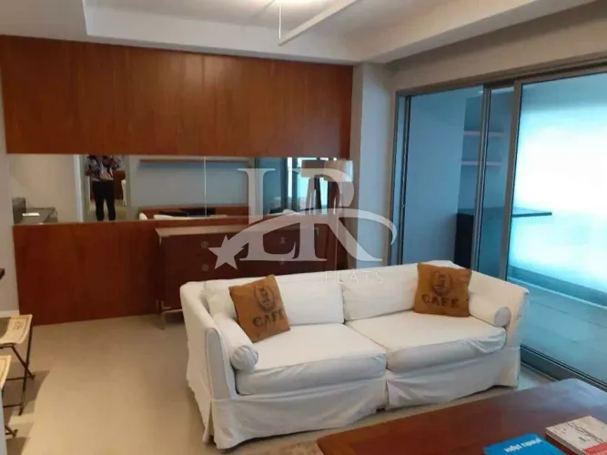 LR Flats - Flat 2 dormitórios com suite mobiliado para locação no Brooklin