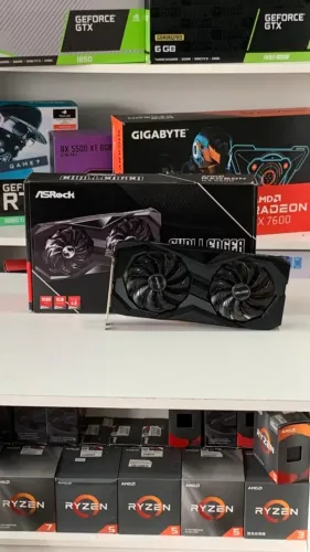 RX 6600 8GB ASROCK CHALLENGER (PEGO SUA PLACA DE VIDEO NA TROCA!)