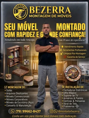 Montador De Móveis Bezerra Aracaju e Regiões