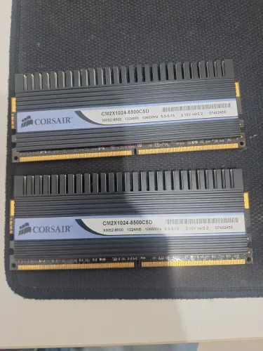 2 GB (1+1) Memória RAM Corsair DDR2 para Desktop