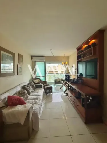 Apartamento de 98m² no condomínio Le Parc na Barra da Tijuca para venda com 2 quartos, suí
