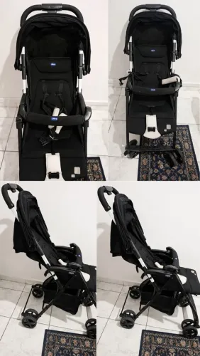 Carrinho Chicco  - Leve, Reclinável e Compacto 