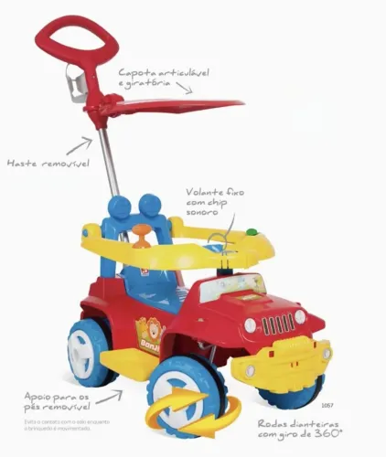 VEÍCULO PARA BEBÊ GIPE PASSEIO