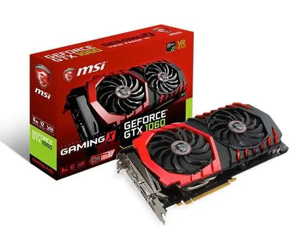 Placa de Video MSI GeForce GTX 1060 6GB
