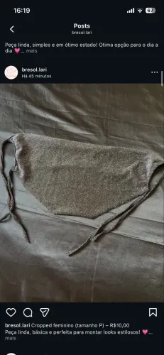 TOP BRILHANTE FRESQUINHO PRETO CARNAVAL