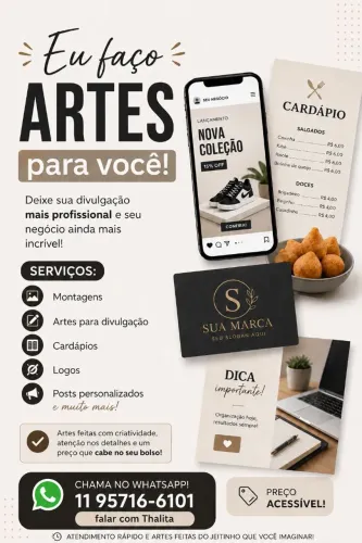 FAÇO SUA DIVULGAÇÃO FICAR PROFISSIONAL!