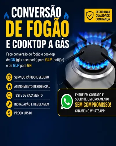 CONVERSÃO DE FOGÃO