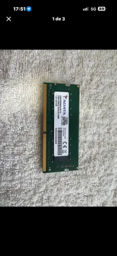 Memória ram ddr4 8GB 3200 soddim ADATA